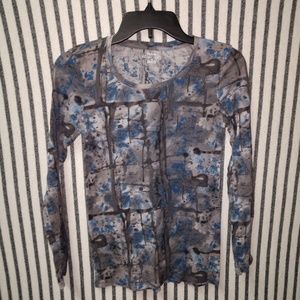 Paint Splatter Abstract Long Sleeve